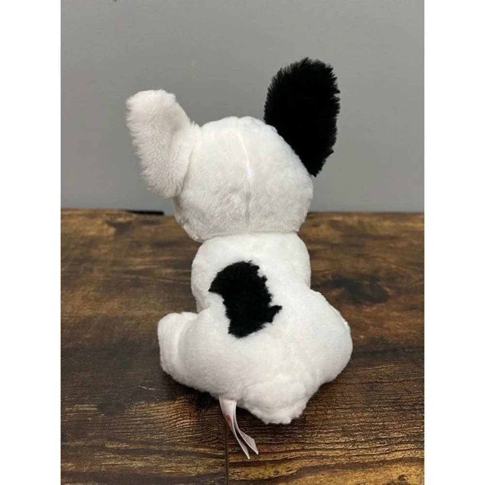 Ty 2017 Velvety Marcel the French Bulldog Plush Stuffed Animal Black White 6in